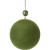 Flocked Christmas Ornament, Green