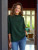 Frank & Eileen Effie Funnel Neck Capelet, Evergreen