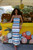 Coco Shop Strapless Dress, Cool Stripes