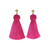 Hart Top Knot Earrings - Babs Pink