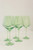 Estelle Colored Stemware Set, Mint Green