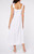 Juliet Dunn Poplin Tie Shoulder Dress, White
