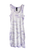 Bobi Ribbed Tank Dress, Lilac Tie-Dye