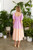 Crosby Wilder Dress, Orchid/Lychee