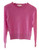 White + Warren Cashmere Shrunken Classic Crew Neck, Wisteria Heather 