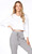 Bobi Rib Mix Drop Shoulder Top, White 