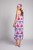 Nimo with Love Water Lilly Dress, Ikat Pink