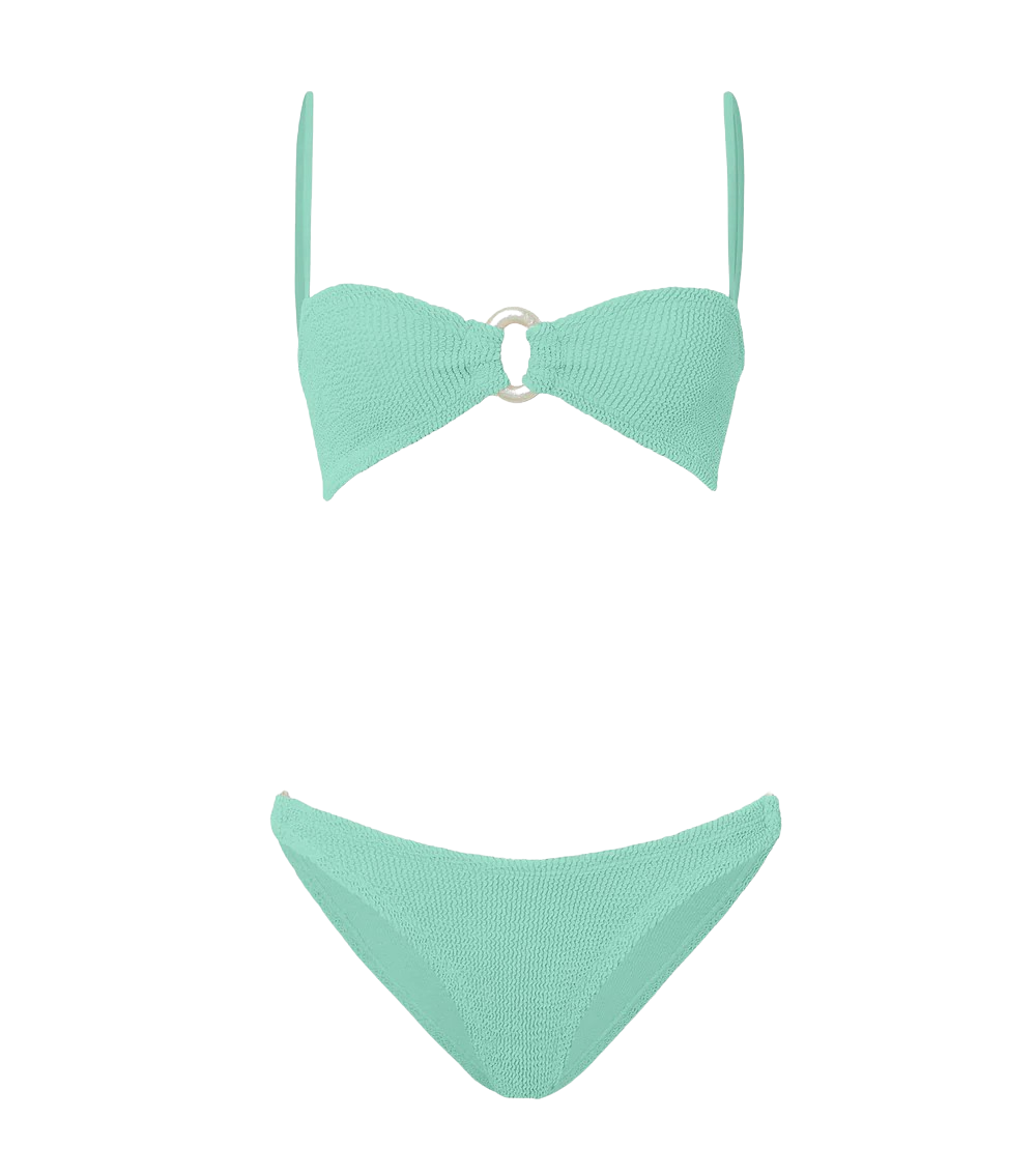 Hunza G MINISKIRTBUBBLEGUM 関税送料込 Hunza G Duo Jean Bikini Set | Saks Fifth Avenue