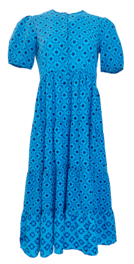 Ro's Garden Daphne Dress, Freja Blue - Monkee's of Mount Pleasant
