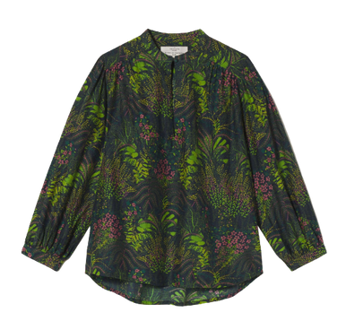 Trovata Bailey Blouse, Forest Fern - Monkee's of Mount Pleasant