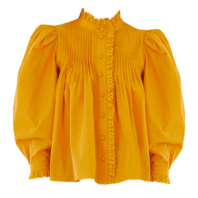 Hunter Bell Preston Top, Mustard - Monkee's of Mount Pleasant