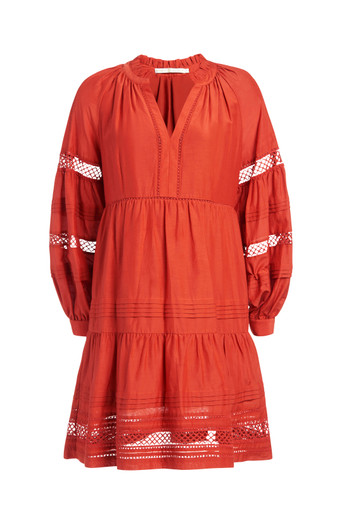Marie Oliver Sheridan Dress, Red Fox - Monkee's of Mount Pleasant