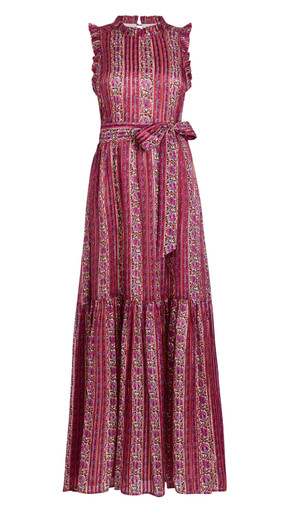 Marie Oliver Alice Dress, Lychee Stripe - Monkee's of Mount Pleasant