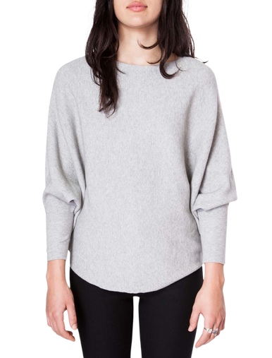 Kerisma RYU Sweater, Heather Grey - Monkee's of Mount Pleasant