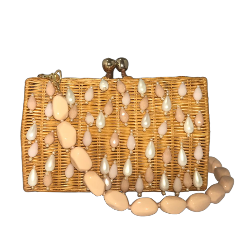 Image of Serpui Corina Rain of Pearls Bag