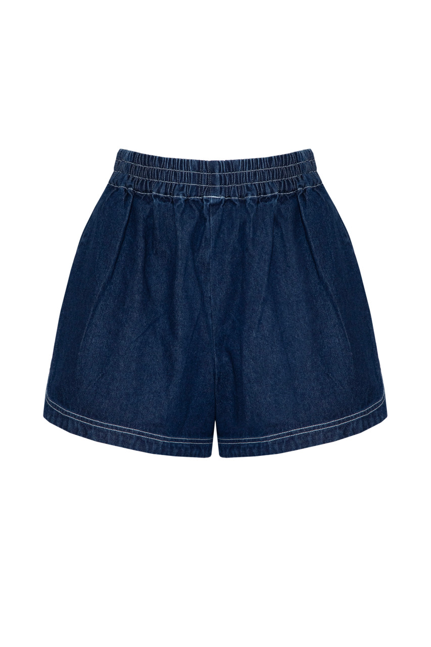 Image of Hunter Bell Courtland Shorts, Blue Jean