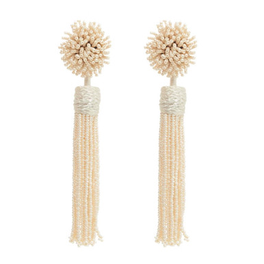 Mignonne Gavigan Lana Earrings, Ivory