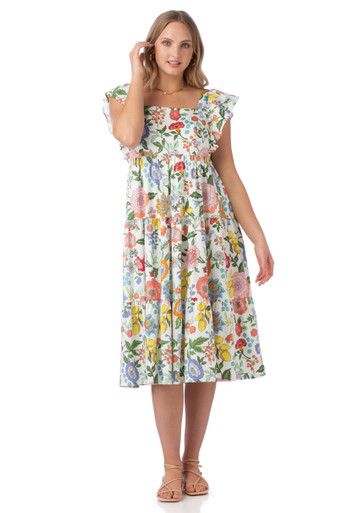 Crosby Eloise Dress, Lemon Verbena - Monkee's of Mount Pleasant