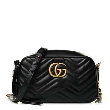 Gucci Raffia GG Marmont Small Shoulder Bag, Multi - Monkee's of Mount  Pleasant