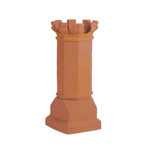 Estate Magnum E Tall Crown Clay Chimney Pot Estate Magnum E Tall Crown Clay Chimney Pot