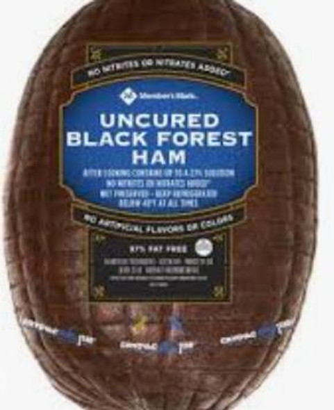 MM Uncured Black Forest Ham 9.5lbs