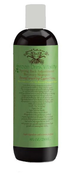 Yadain Green Drink Vitality Spring Back Adjustment and Recovery Shampoo 8oz