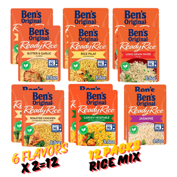 Uncle Ben's Ready Rice 12ct |Wilson Inmate Package Program 