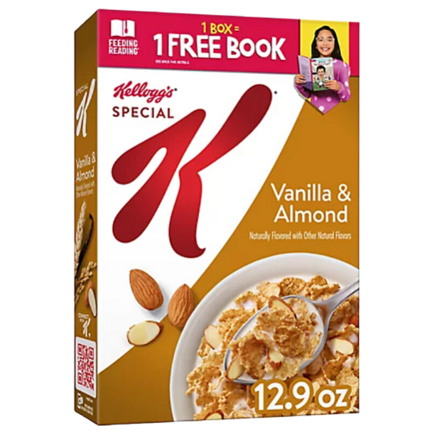 Special K Breakfast Cereal Real Almonds Vanilla and Almond - 12.9 Oz