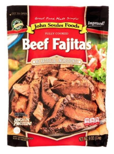 John Soules Beef Fajitas Strips 8oz
