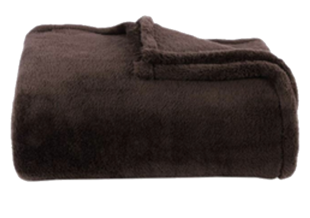 Plush Blanket (Brown )