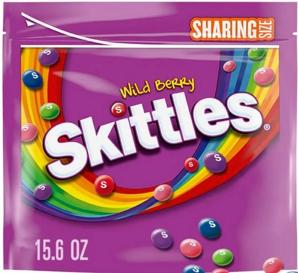 Skittles Wild Berry Candy, Sharing Size - 15.6 oz Bag