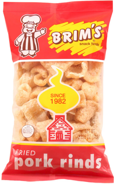  Brim's Fried Original Pork Rinds, 2.625 oz.