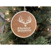 Elusive Wildlife Logo Ornament-Round