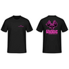 Elusive Wildlife Technologies Logo T-Shirt Black-Hot Pink