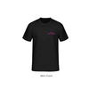 Elusive Wildlife Technologies Logo T-Shirt Black-Hot Pink