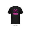 Elusive Wildlife Technologies Logo T-Shirt Black-Hot Pink