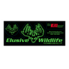 Elusive Wildlife Small Window Decal