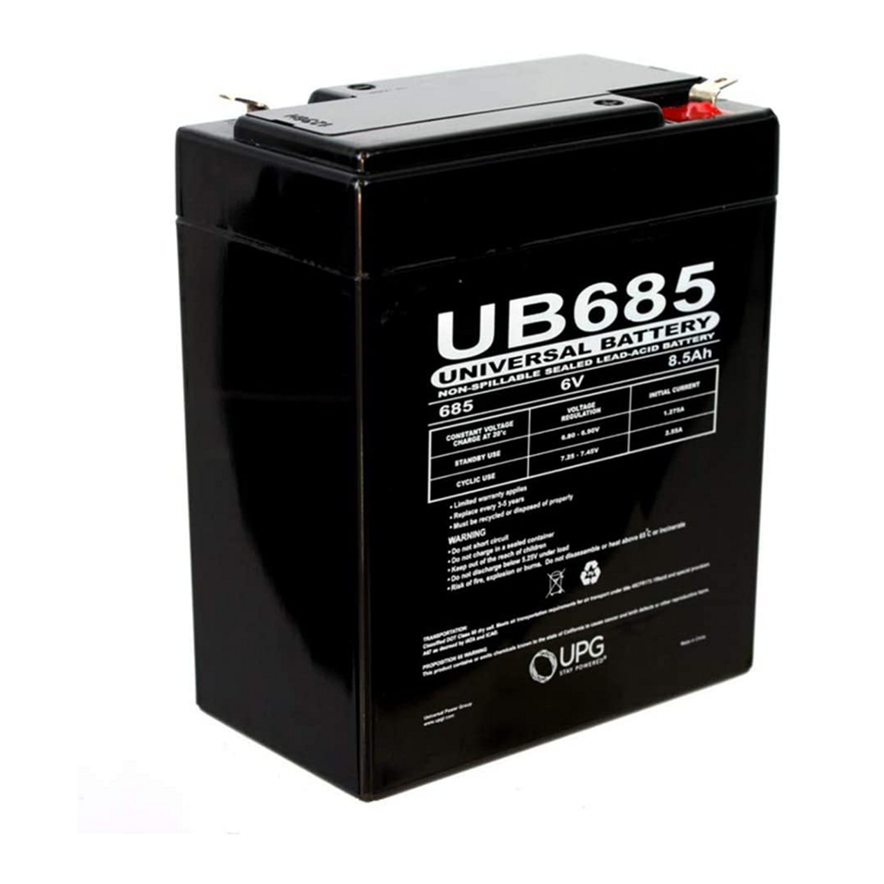 6V Rechargeable Safety Battery