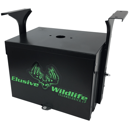 Elusive Wildlife 10 Watt Panel Lower Control Unit for Use with 12 Volt Deep Cycle Marine Batteries, Black