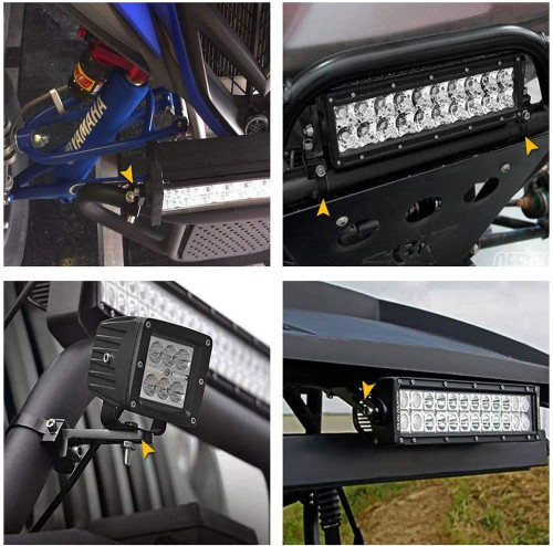 PREDATOR SERIES Universal Light Bar Tube Mounts 1.50 in-Universal Adjustable Mount PREDATOR SERIES Universal Light Bar Tube Mounts 1.50 in-Universal Adjustable Mount