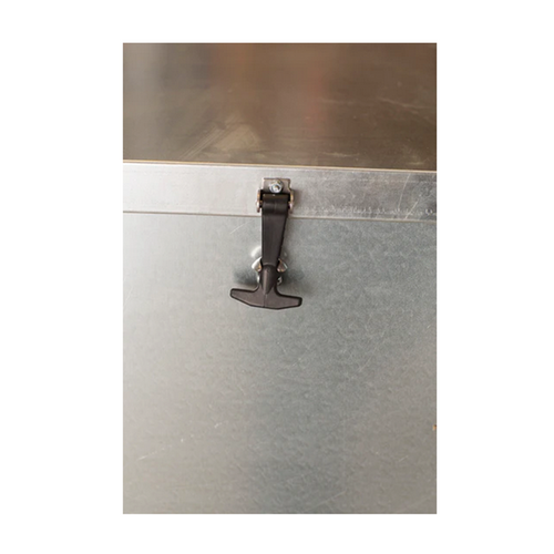 LAMCO Low Throw Corn Feeder Galvanized 600lb. LAMCO Low Throw Corn Feeder Galvanized 600lb.