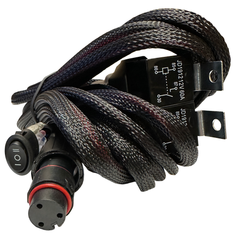 GEN 3 Predator Series LED Light Bar Harness, Single 12 Gauge