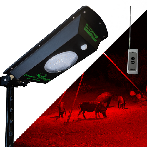 Kill Light OUTFITTER-R Remote Controlled, Solar Powered Motion Activated Feeder Light