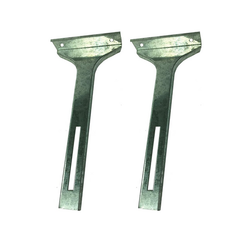 Lower Control Box T Brackets - Galvanized-2 Brackets