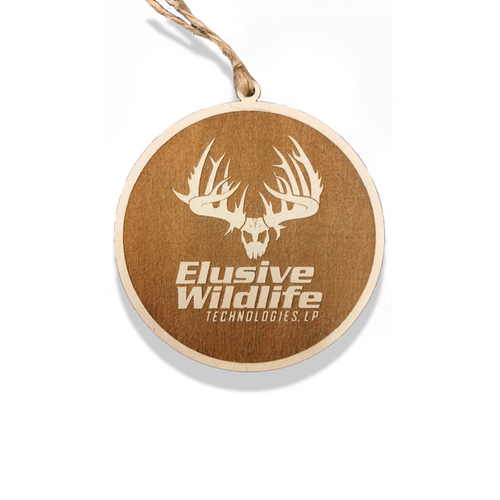 Elusive Wildlife Logo Ornament-Round