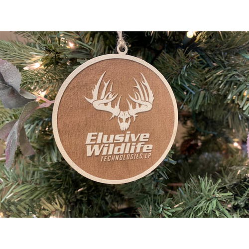 Elusive Wildlife Logo Ornament-Round Elusive Wildlife Logo Ornament-Round