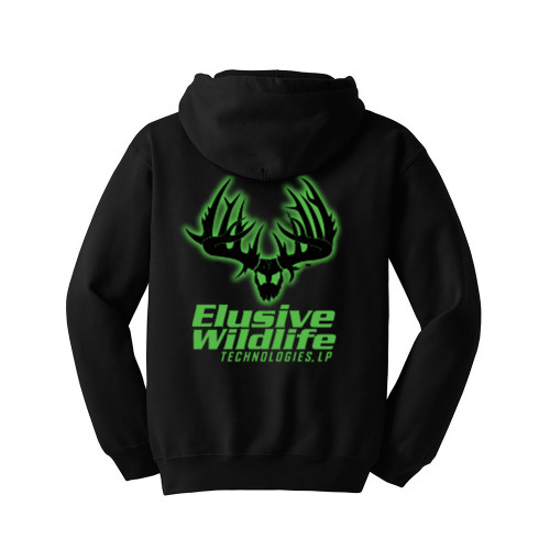 Elusive Wildlife Technologies Pullover Hoodie Intense Green Elusive Wildlife Technologies Pullover Hoodie Intense Green
