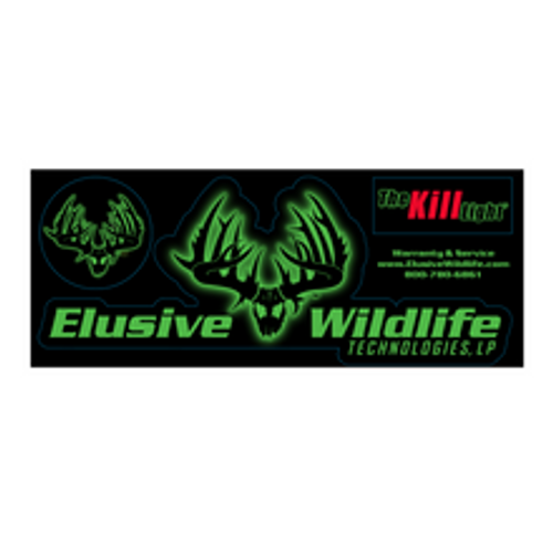 Elusive Wildlife Small Window Decal