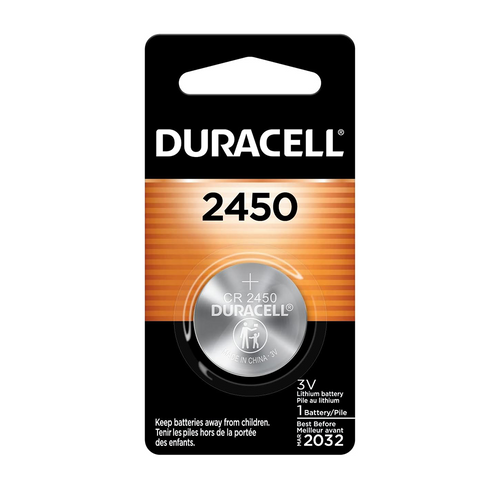 DURACELL 2450 Battery, 1 Pack