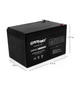 12 Volt, 12 amp Rechargeable Battery